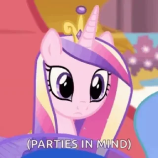 🫥 emoji @mlpstickers Princess Cadance animated pack Telegram sticker 5 of 27