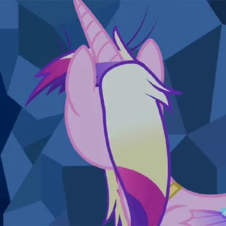 😵‍💫 emoji Princess Cadance | @MLP_AnimatedStickers Telegram sticker 6 of 29