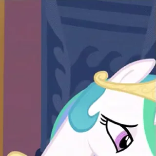 😲 emoji Princess Celestia | @MLP_AnimatedStickers Telegram sticker 24 of 28