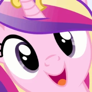 😀 emoji @mlpstickers Princess Cadance animated pack Telegram sticker 12 of 27
