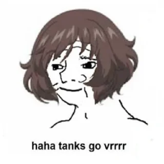 🙃 emoji Girls und Panzer pack Telegram sticker 23 of 75
