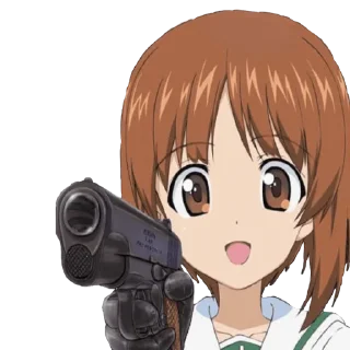 🔫 emoji Girls und Panzer pack Telegram sticker 15 of 75