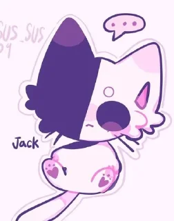Sticker from 。・゜★ 𝙹𝚊𝚌𝚔☆゜・。(by: @pinkzizzyy)