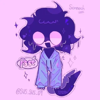 💗 emoji 。・゜★ Ꮪᴄrᴇᴇᴄh ☆゜・。 Telegram sticker 1 of 52