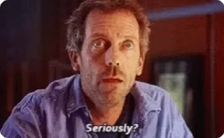 🤨 emoji Dr House  @kino_botyt @Stiker3_bot Telegram sticker 20 of 50