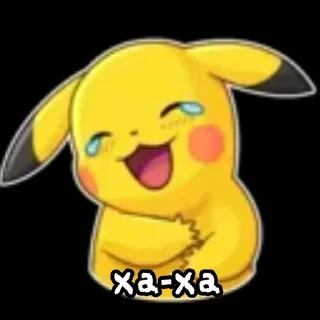 😂 emoji 🙂Pikachu🙃 Telegram sticker 2 of 23