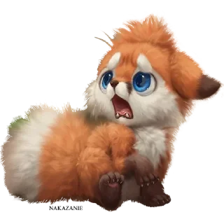😨 emoji Shiro Telegram sticker 12 of 107