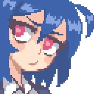 😏 emoji Пиксиляночки @stickers_teleg_telegramstickeri Telegram sticker 7 of 85