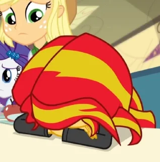 🫥 emoji sunset shimmer💫 Telegram sticker 17 of 120