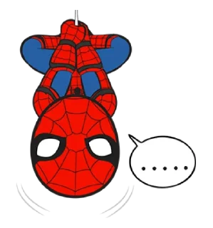 😶 emoji Spiderman @stickersb2b Telegram sticker 20 of 23