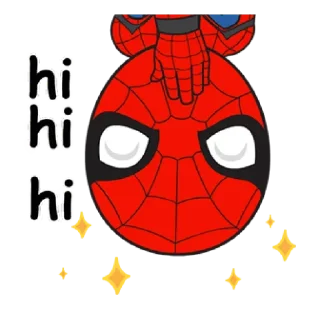 👋 emoji Spiderman @stickersb2b Telegram sticker 11 of 23