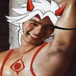 🥵 emoji Arataki Itto Telegram sticker 9 of 95