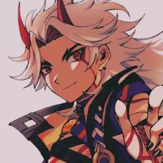 😁 emoji Arataki Itto Telegram sticker 20 of 95
