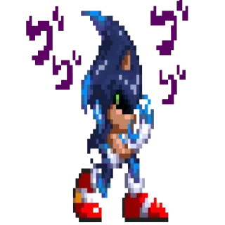 🔳 emoji Sonic.exe Disaster 2D remake@Color_gos Telegram sticker 6 of 59