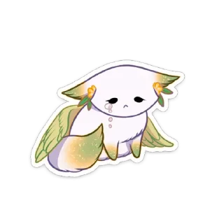 😭 emoji Зелёная Минто Telegram sticker 11 of 48