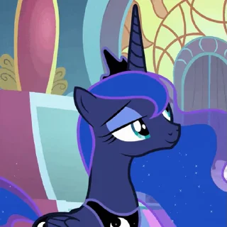 Sticker from Princess Luna | @MLP_AnimatedStickers