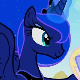 🌑 emoji Princess Luna | @MLPstick Telegram sticker 20 of 50