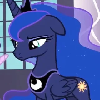 🌙 emoji Princess Luna | @MLPstick Telegram sticker 5 of 50