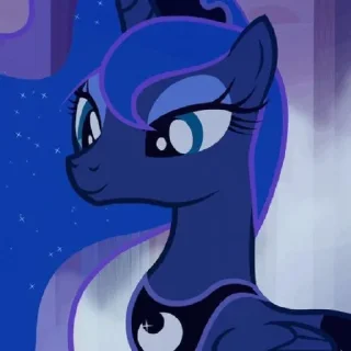 Sticker from Princess Luna | @MLPstick