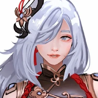 🕊 emoji `Шэнь Хэ @genshinbyevico Telegram sticker 14 of 20