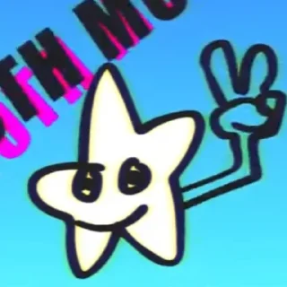 ⭐️ emoji 5 little happy star running around Telegram sticker 18 of 90