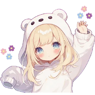 👋 emoji Повседневная медведица @Nyasticks Telegram sticker 3 of 26