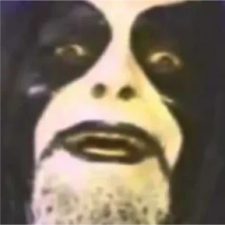 😂 emoji Black Metal Telegram sticker 8 of 31