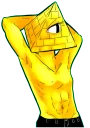 💪 emoji Bill Cipher Telegram sticker 18 of 35