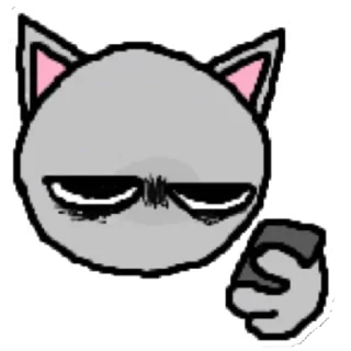 🙄 emoji Cat Emoji @stickers_teleg_telegramstickeri Telegram sticker 13 of 61