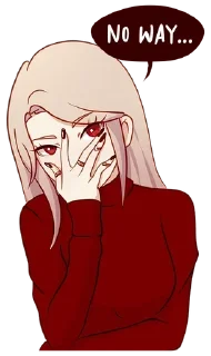 🫣 emoji ૮ᜊ ₊  ° независимая  ૮꒰@CUTE_stickers_emoji꒱ა Telegram sticker 7 of 40