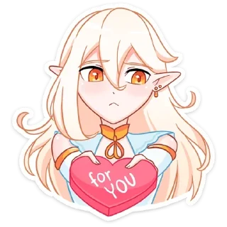 ❤️ emoji Айрис @TgStickeru Telegram sticker 7 of 48