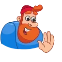 🍗 emoji Дровосек (@TgSticker) Telegram sticker 13 of 20