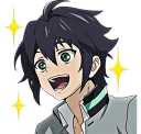 😀 emoji Owari no Seraph Telegram sticker 16 of 40