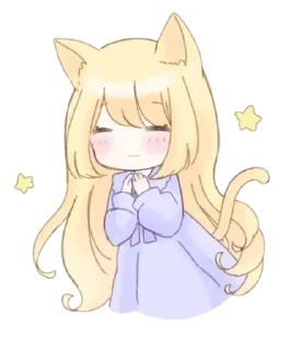 😳 emoji ᜊ:neko ˖⋅「 @wexsavi  」 Telegram sticker 11 of 16