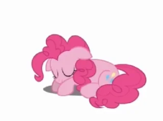 Sticker from @mlpstickers Pinkie Pie animated pack