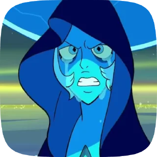Sticker from blue diamond from valiet