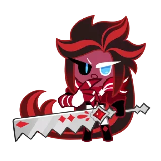 🤔 emoji Red velvet cookie Telegram sticker 6 of 15