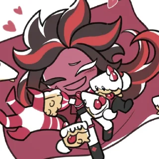 ❤️ emoji Red velvet cookie Telegram sticker 14 of 15