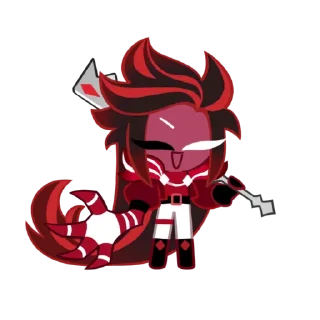 😄 emoji Red velvet cookie Telegram sticker 9 of 15