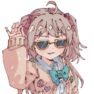 😎 emoji Neuro-sama by Rune Telegram sticker 9 of 36