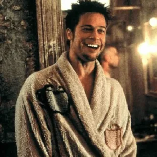 😄 emoji Brad Pitt @JakeGyllen Telegram sticker 6 of 72