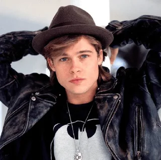 🙂 emoji Brad Pitt @JakeGyllen Telegram sticker 10 of 72