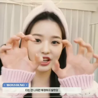 🍰 emoji wonyoung 🩷🍰 by help from viviq Telegram sticker 11 of 13