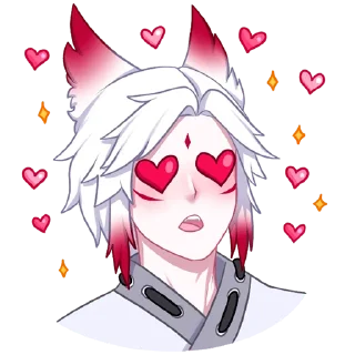 🥰 emoji Хидэ без надписей (@TgSticker) Telegram sticker 5 of 48