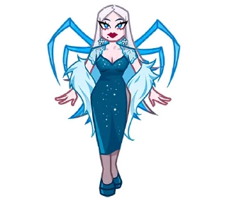 🤫 emoji Снежная Карина @TgSticker без надписей Telegram sticker 10 of 49