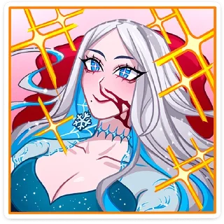 ✨ emoji Снежная Карина @TgSticker без надписей Telegram sticker 15 of 49