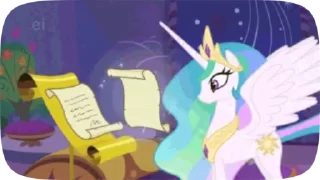 🫢 emoji @mlpstickers Princess Celestia animated pack Telegram sticker 24 of 40