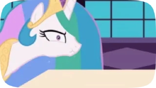 😤 emoji @mlpstickers Princess Celestia animated pack Telegram sticker 15 of 40