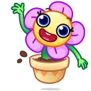 👋 emoji Crazy Daisy Telegram sticker 5 of 33