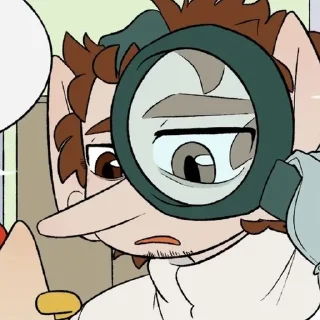 🧐 emoji «Spirit/Призрак» ｡ ˚ ⁺   ๋₊𝅄 ૮ ・ﻌ・ა Telegram sticker 6 of 40